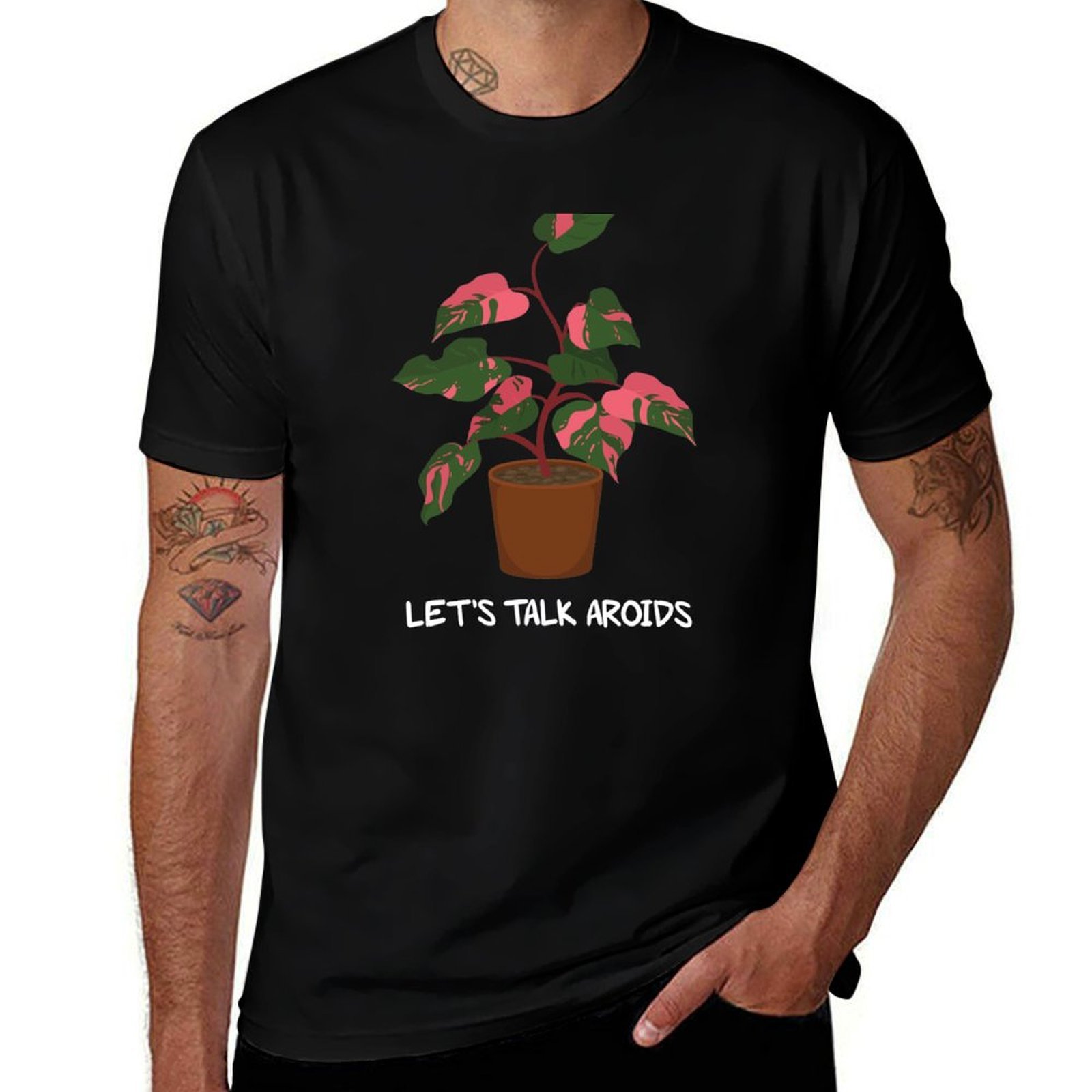 Philodendron Pink Princess - Let's Talk Aroids Koszulka z motywem