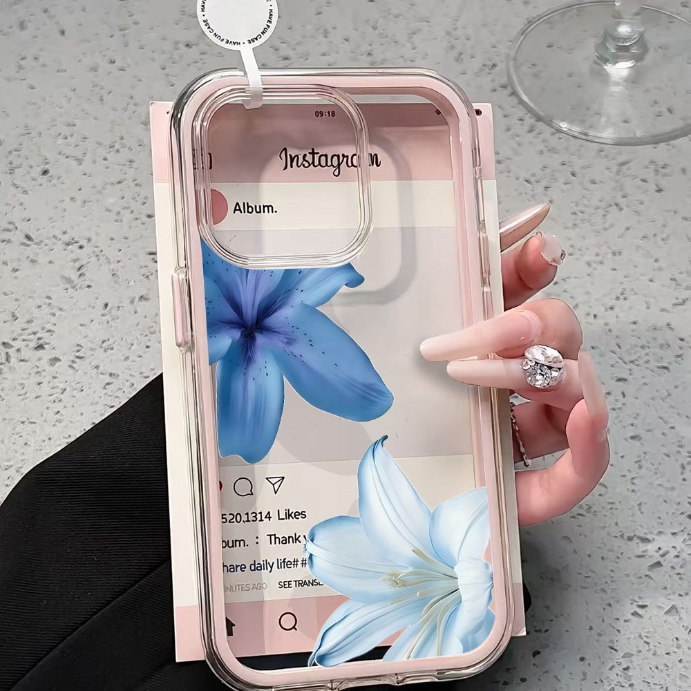 Plants X - Przezroczyste etui na telefon z motywem