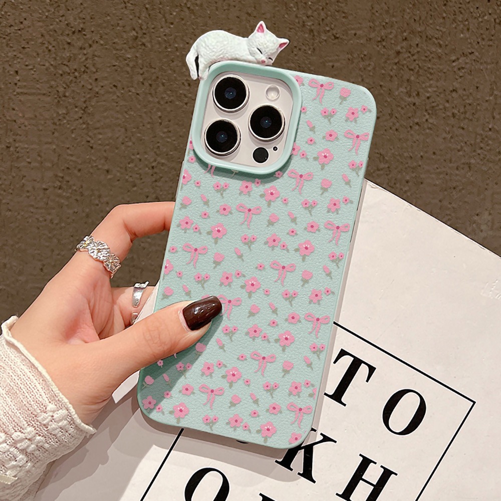 Plants X - Urocze etui na telefon z kokardką,