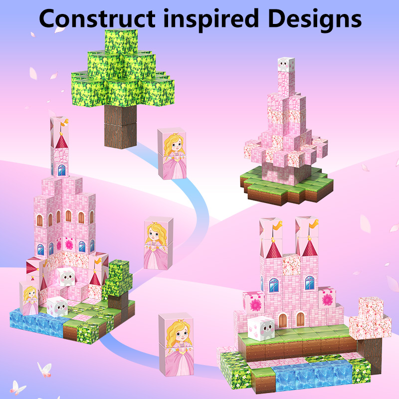 Magnetyczne Klocki Konstrukcyj – Philodendron Pink Princess recenzja i cena