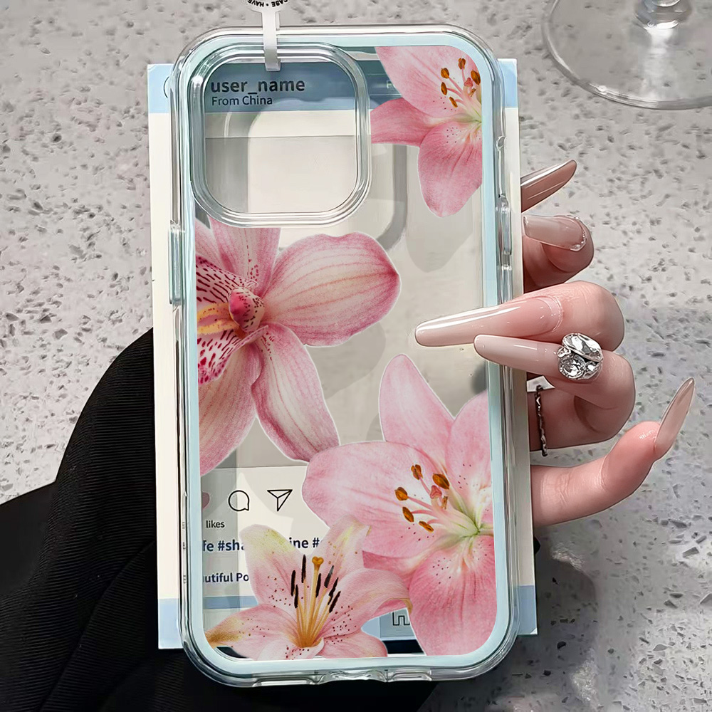 Różowe etui na telefon z motyw – Plants X recenzja i cena