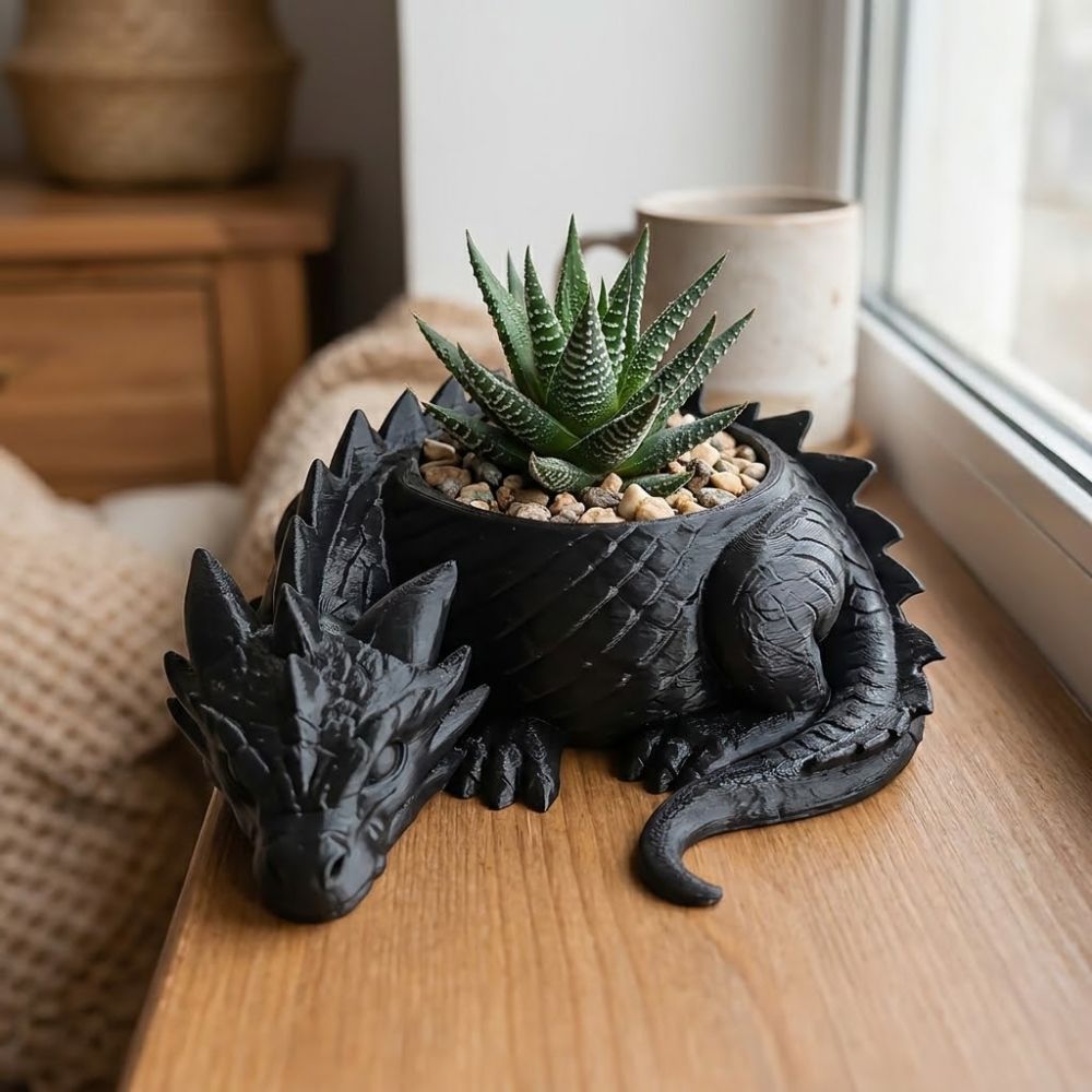 Doniczka w kształcie smoka dru – Snake Plant Ceramic recenzja i cena